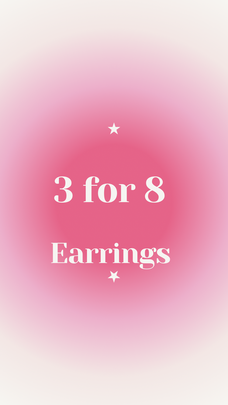 3 for 8 Earrings