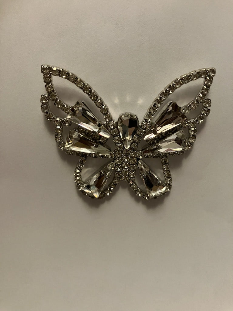 Big silver and gold butterfly