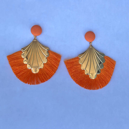 Orange feather